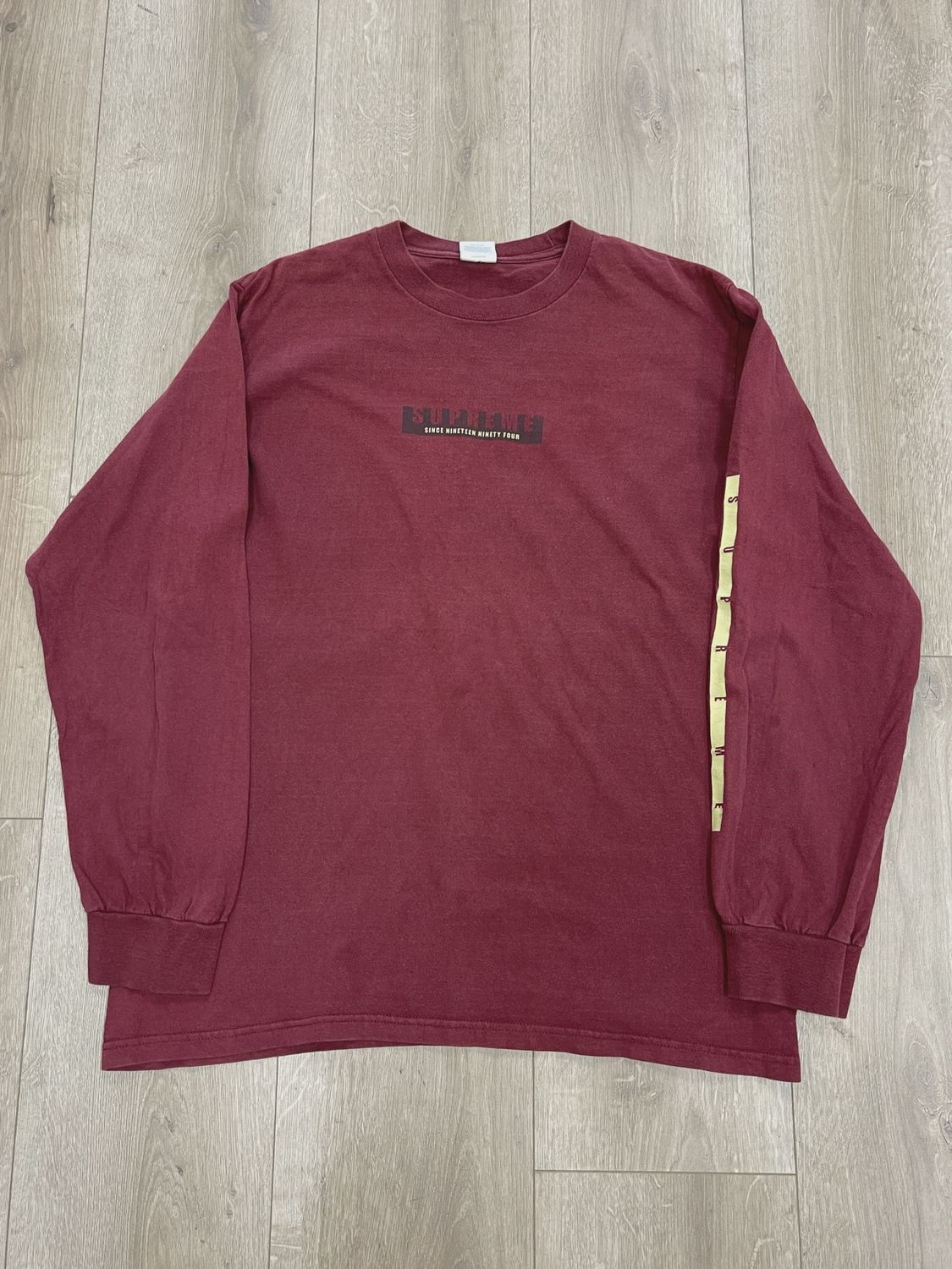 Supreme since 1974 tee long sleeve  • Pre-Owned [4547]