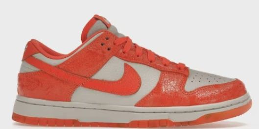 Nike Dunk Low Cracked Orange (Women's) • Brand New [0881]
