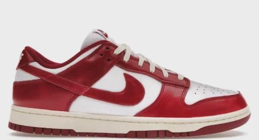 Nike Dunk Low PRM Vintage Team Red (Women's) • Brand New [2002]