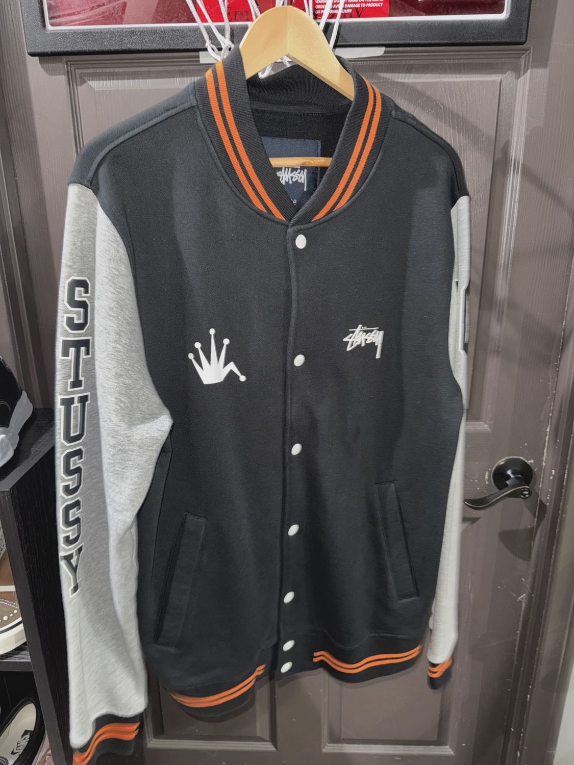 Stussy Crown Button Up Jacket • Pre-Owned [6471]