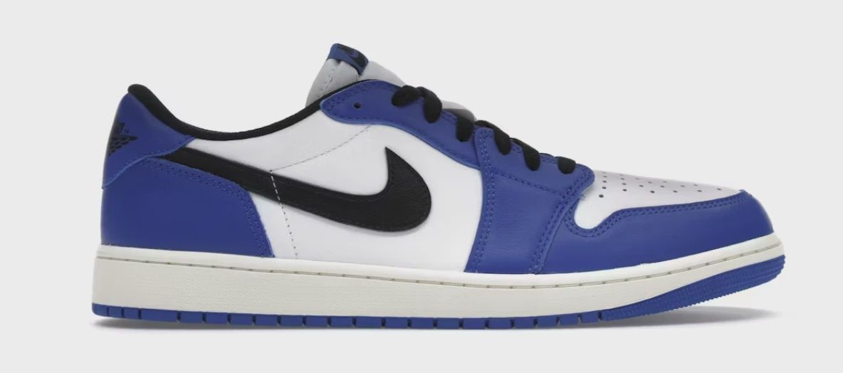 Air Jordan 1 Retro Low Original Game Royal Blue • Brand New [7558]