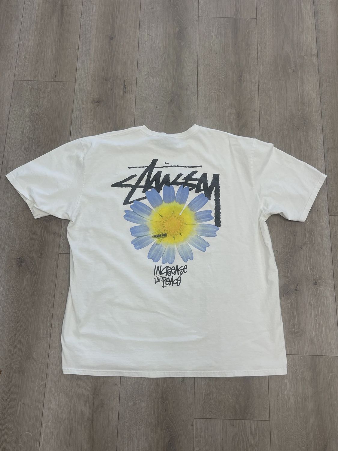 Stussy flower tee • Pre-Owned [0641]