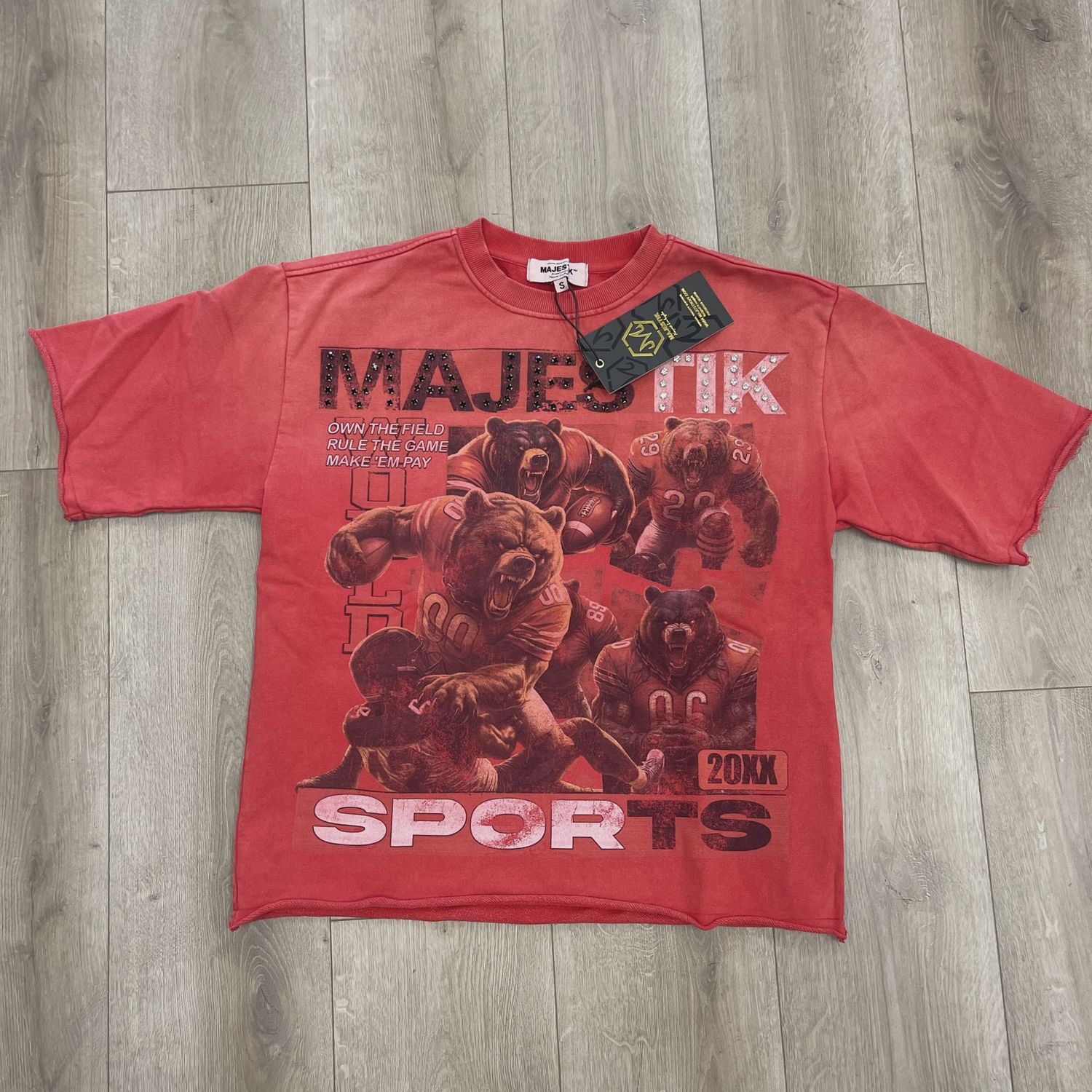 Majestik Sports Football Bears Tee • Brand New [0198]