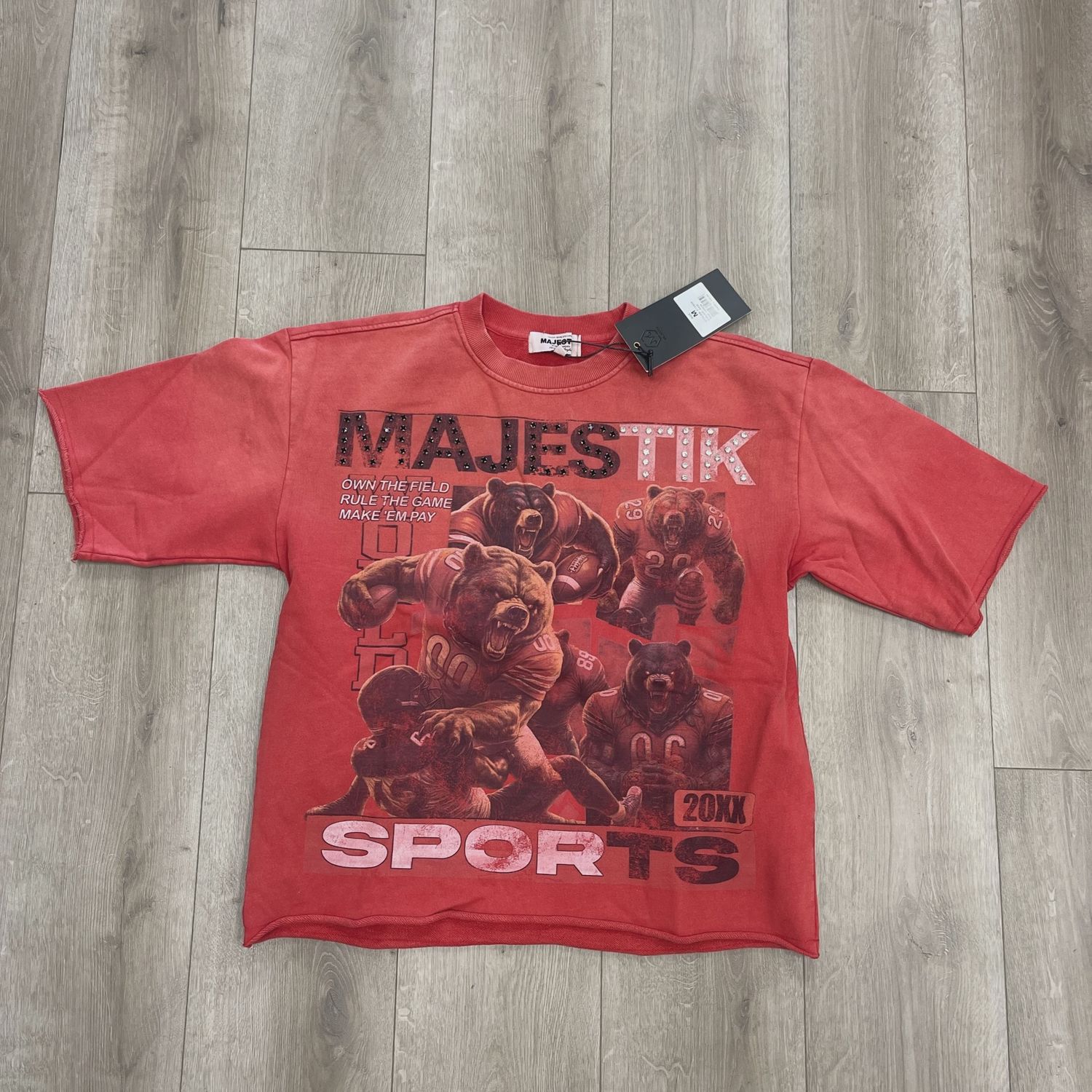 Majestik Sports Football Bears Tee • Brand New [1104]
