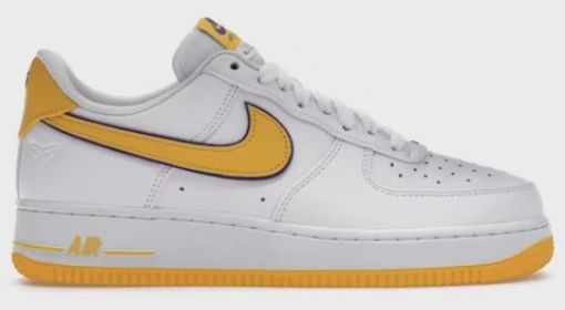 Nike Air Force 1 Low Retro QS Kobe Bryant Lakers Home • Brand New [7533]