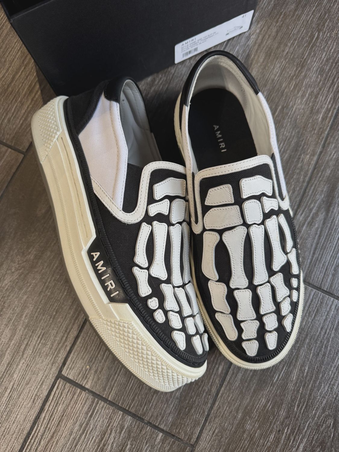 Amiri Slip on Bones • Pre-Owned [3620]