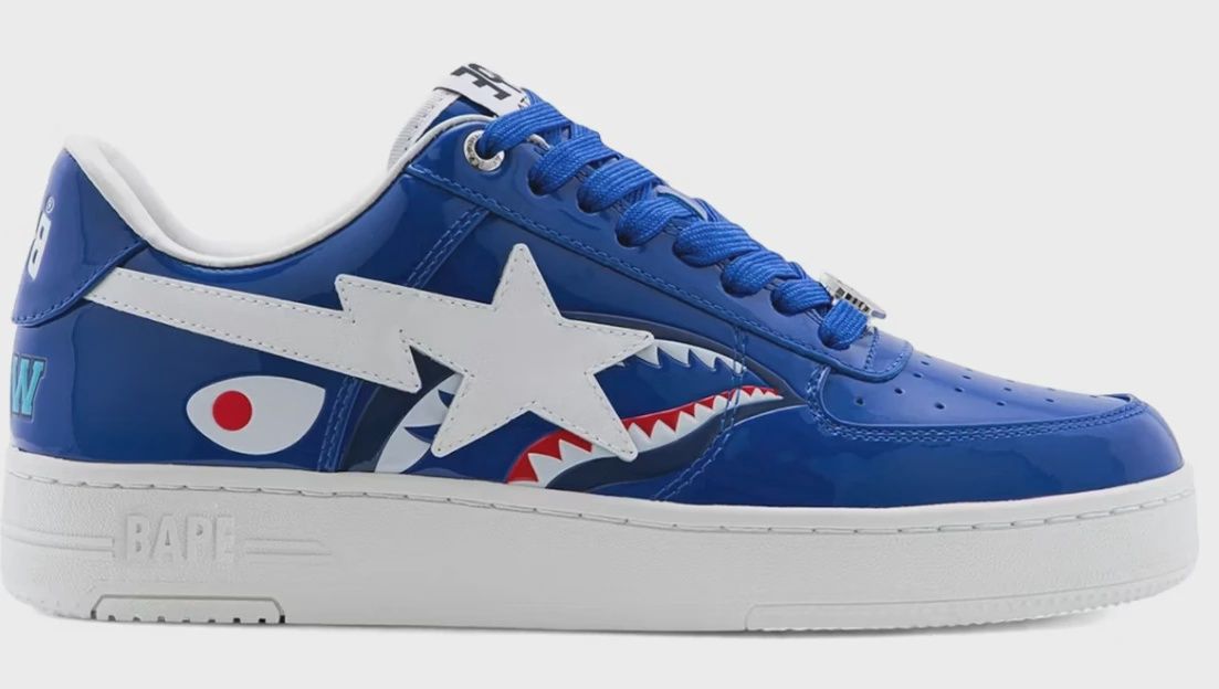 A Bathing Ape Bape Sta #3 Shark Blue • Brand New [9458], Product Condition: Brand New, Shoe Size: US M 13