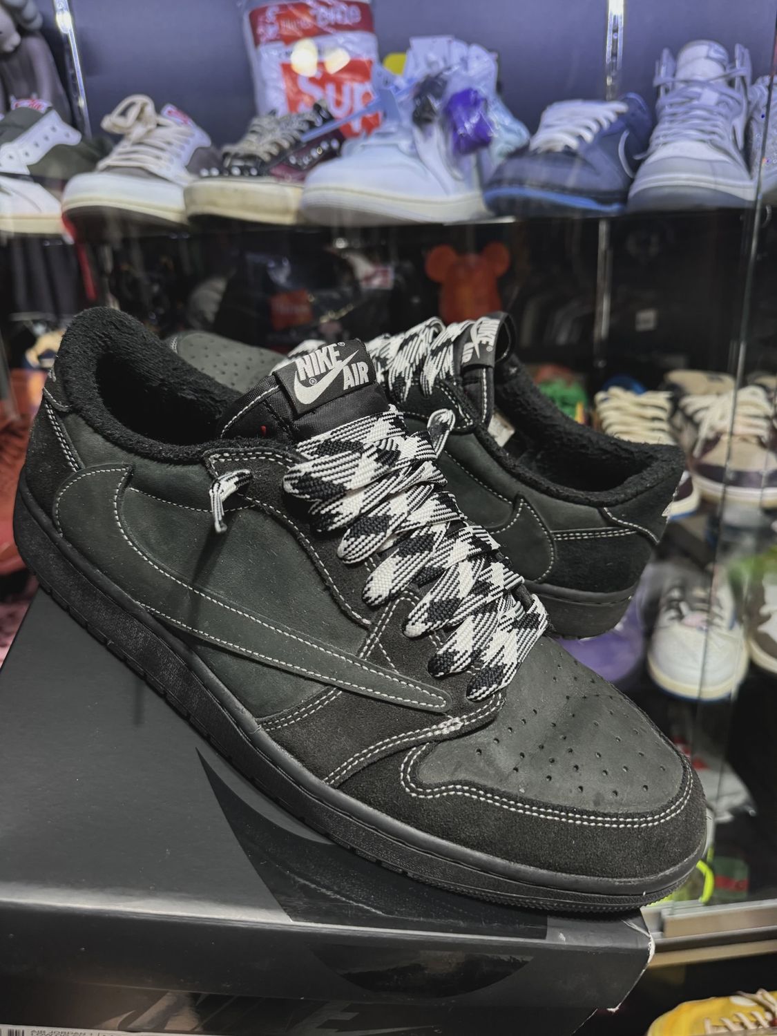 Air Jordan 1 Low Travis Scott Black Phantom  • Pre-Owned [2066]