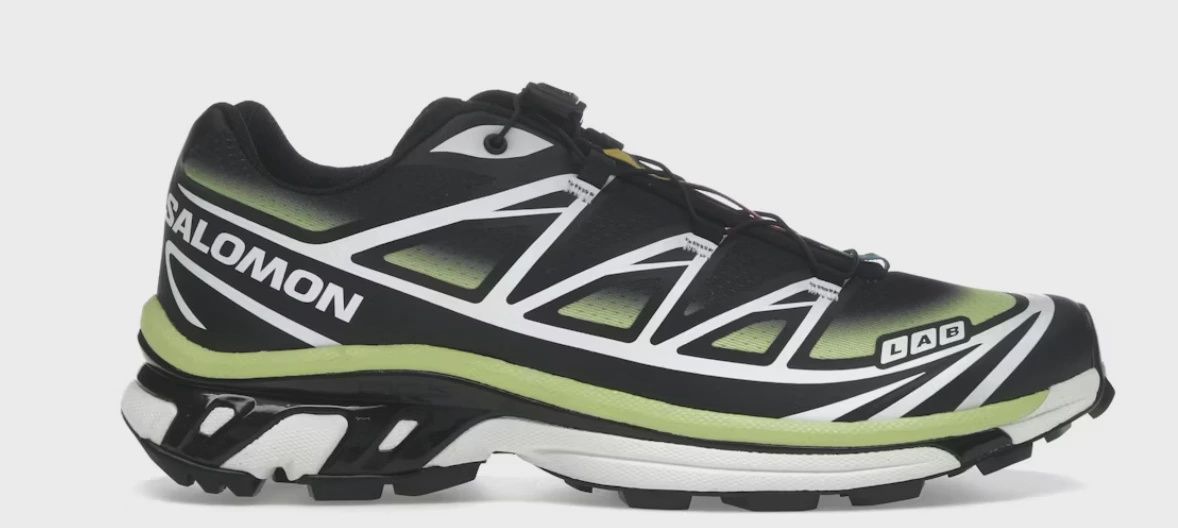 Salomon XT-6 Skyline Black Sharp Green • Brand New [7631]