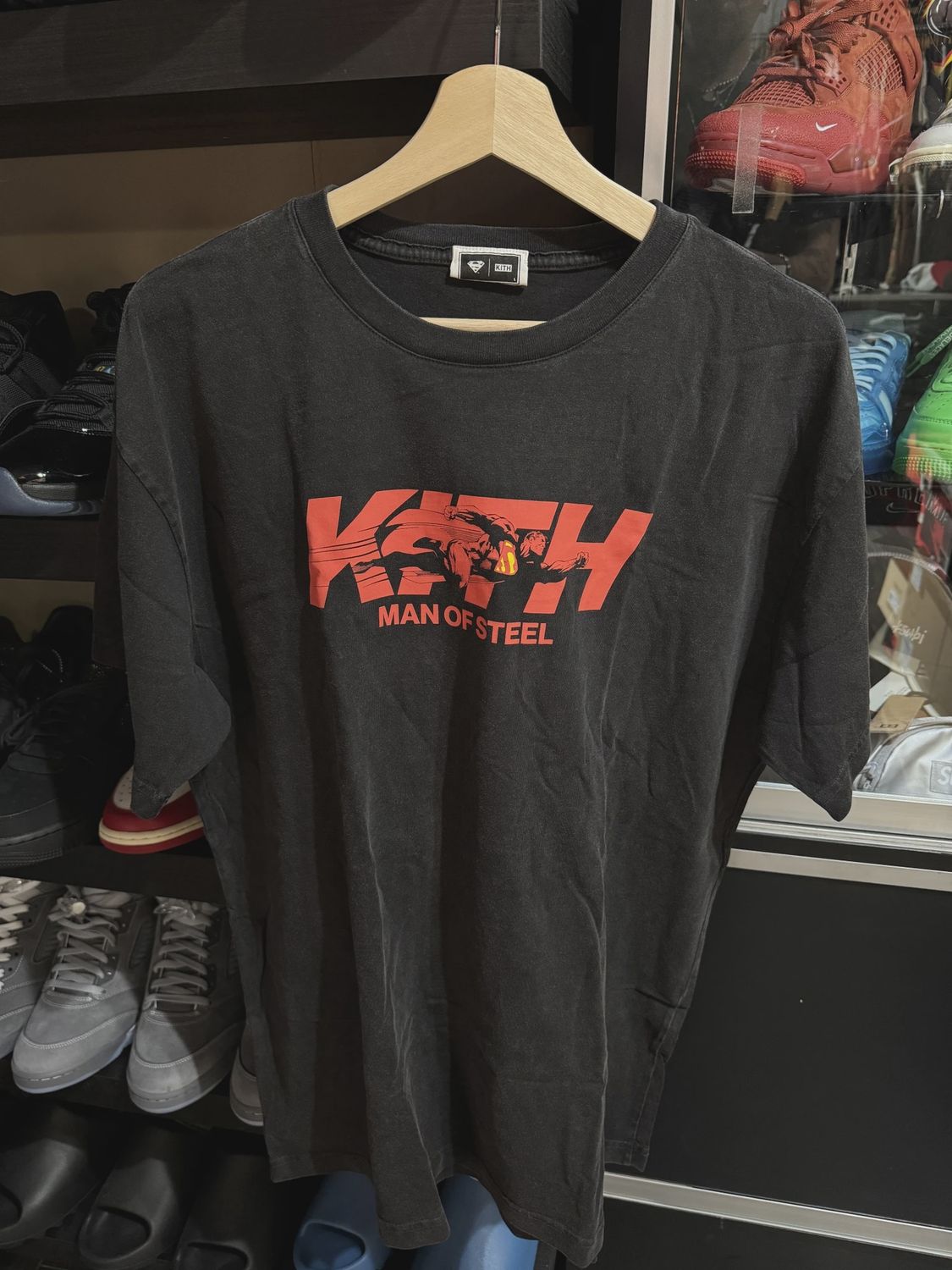 Kith Superman black tee • Pre-Owned [4699]