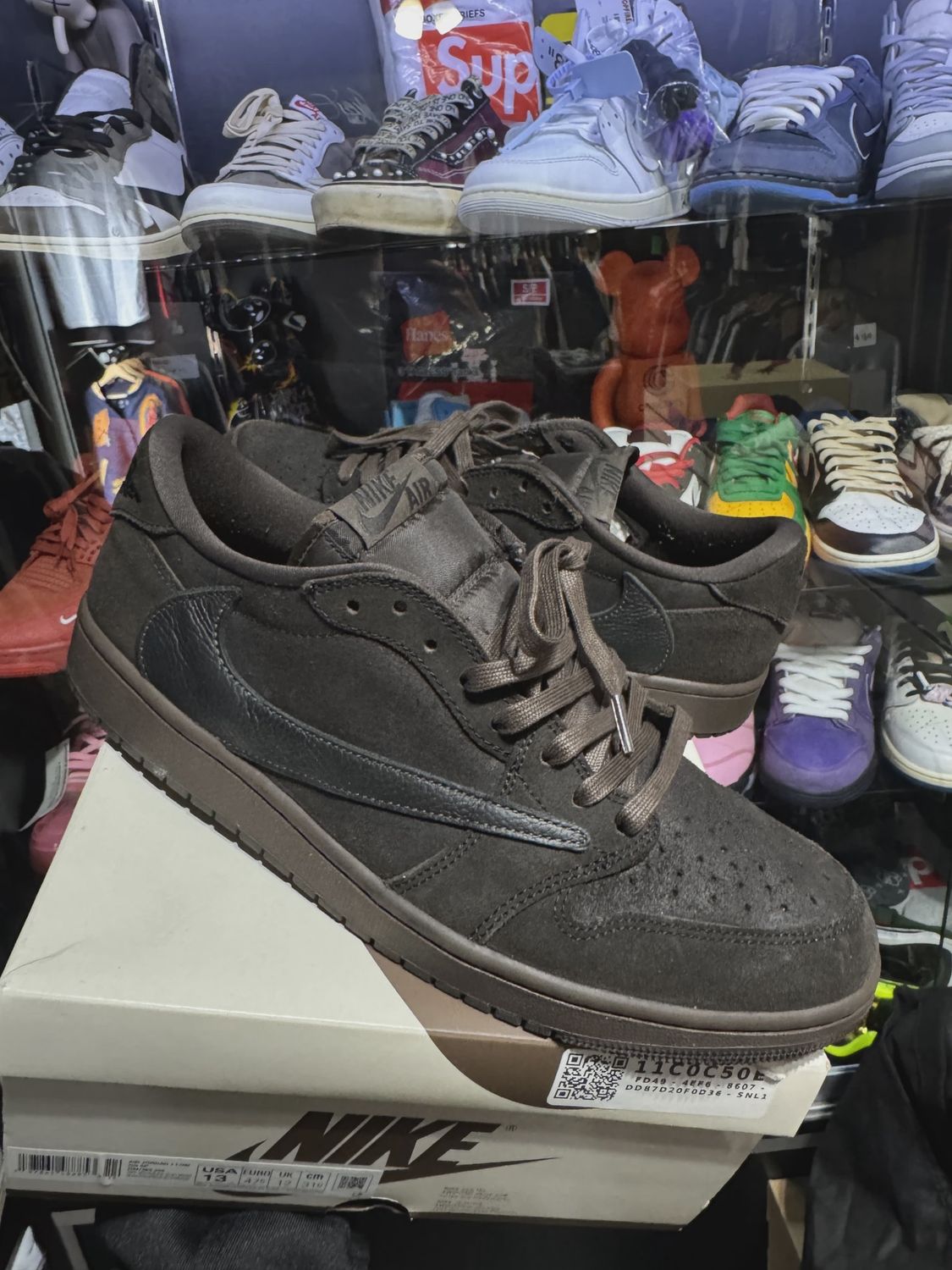 Air Jordan 1 Retro Low Original SP Travis Scott Velvet Brown • Pre-Owned [0993]