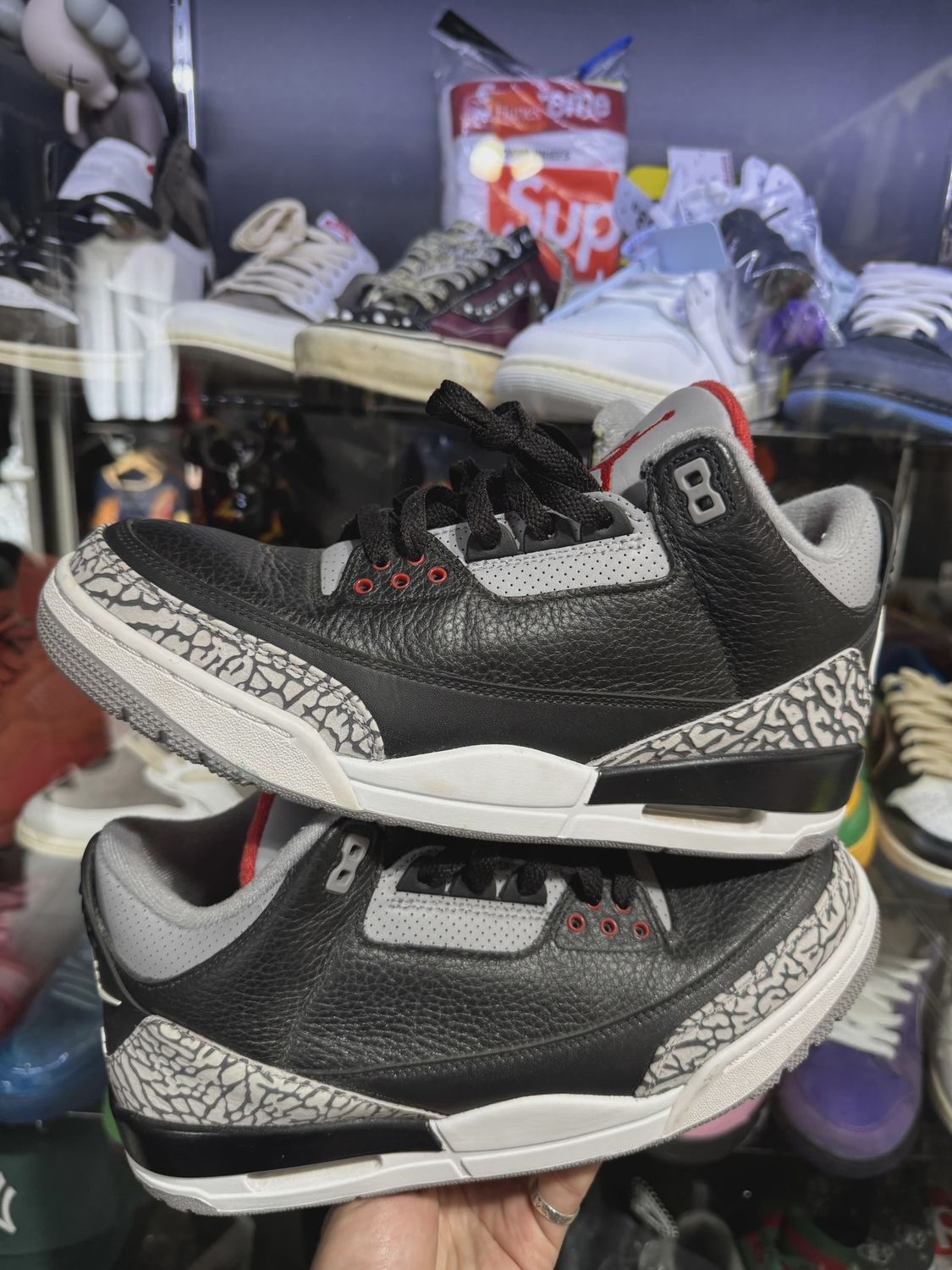 Air Jordan 3 Retro Black Cement (2018) No Box  • Pre-Owned [6233]