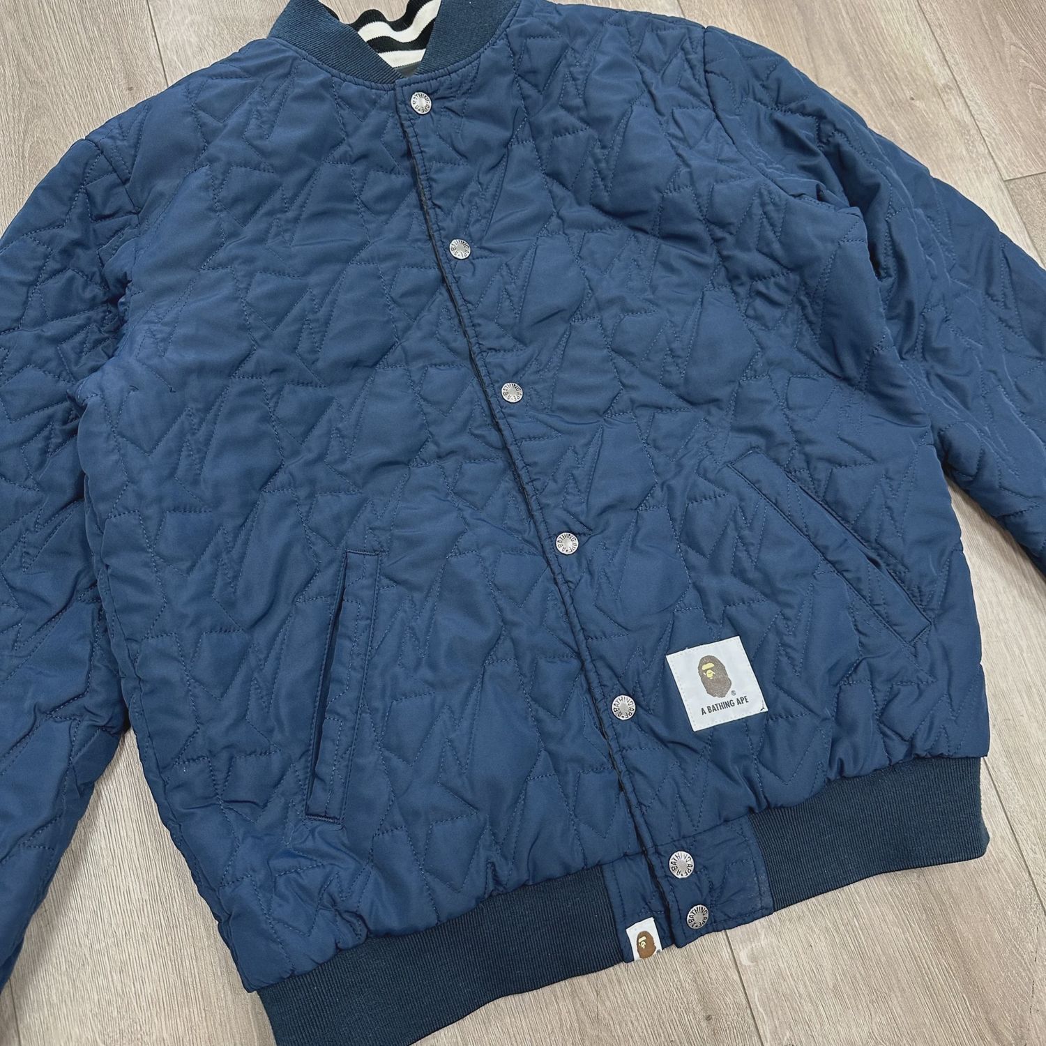 BAPE (A Bathing Ape) Reversible Varsity Jacket • Pre-Owned [4934]