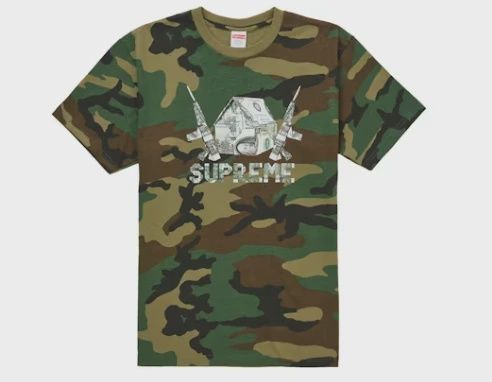Supreme Origami Tee Woodland Camo • Brand New [6387]
