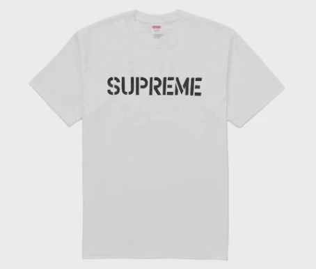 Supreme Hard Tee White • Brand New [5754]