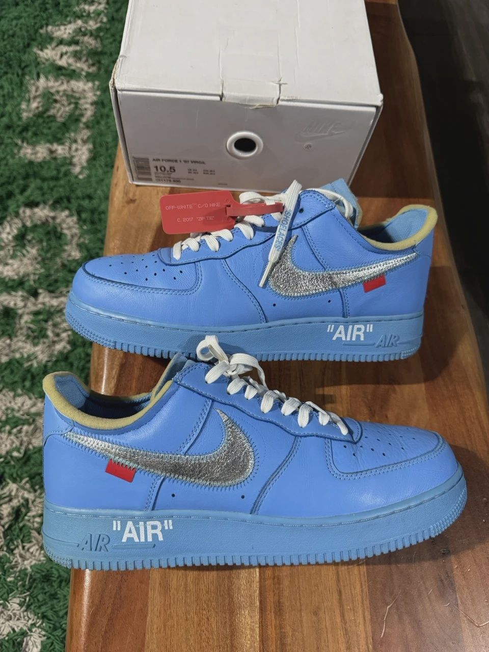 Nike Air Force 1 Low Off-White MCA University Blue • Pre-Owned [9581]