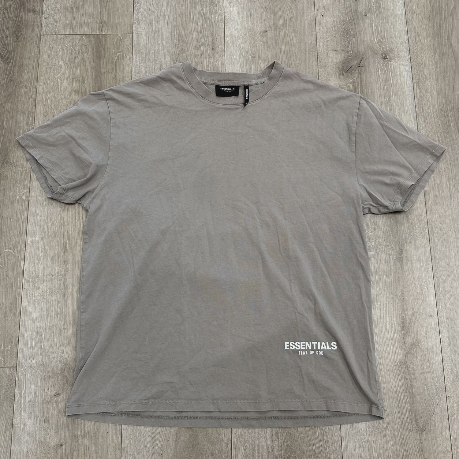 Essentials Brown Bottom Logo Tee • Pre-Owned [8577]