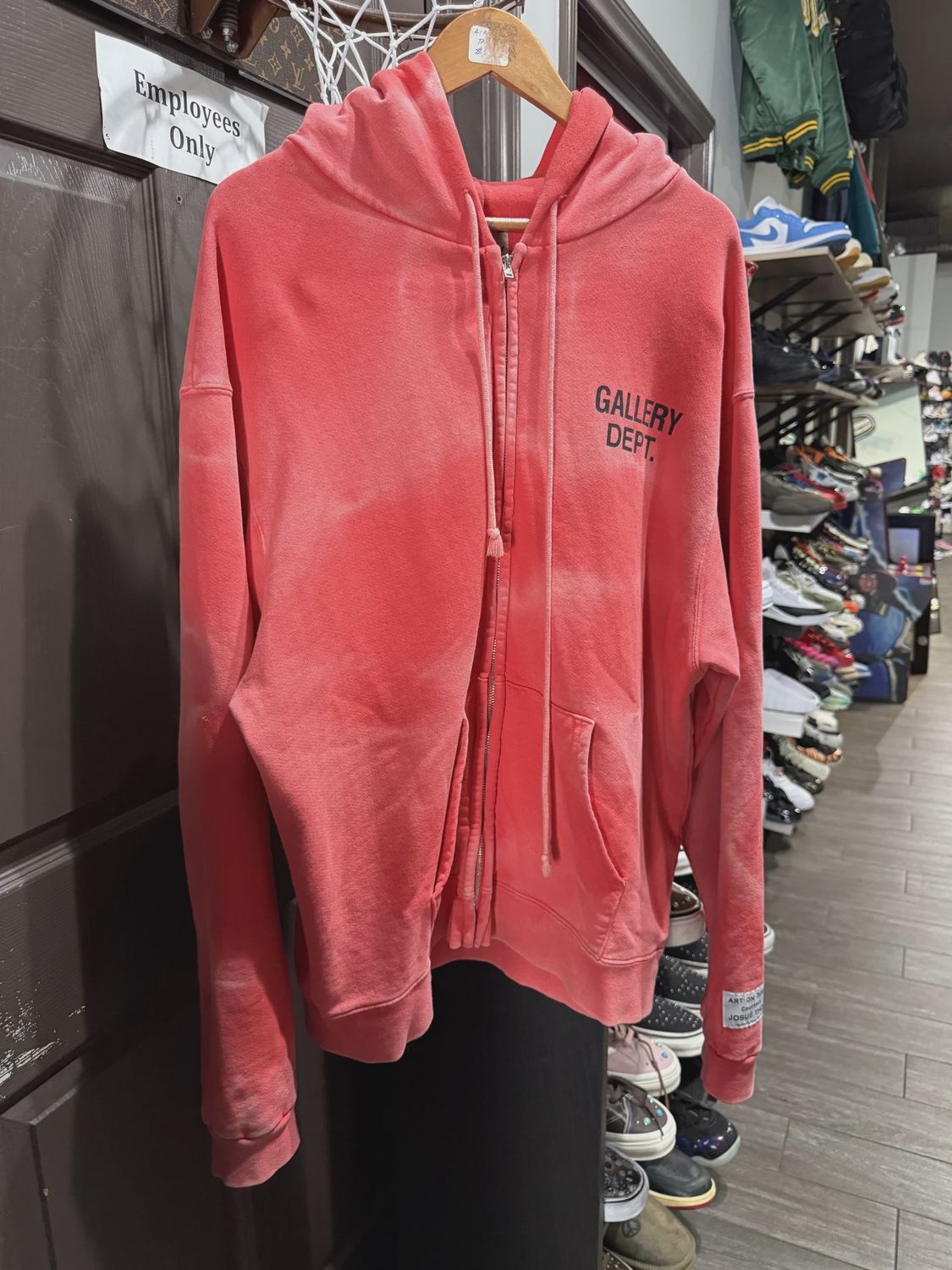 Gallery Dept. Red Hoodie • Pre-Owned [0373], Clothing Size: XXL, Product Condition: Pre-Owned