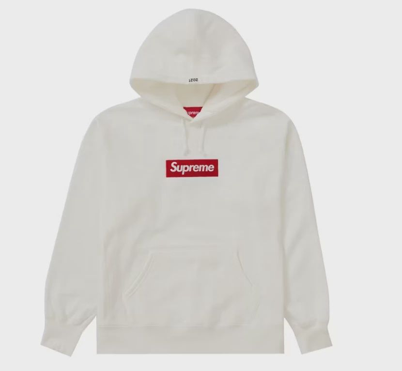 Supreme Box Logo Hooded Sweatshirt White • Brand New [2496], Clothing Size: XL, Product Condition: Brand New