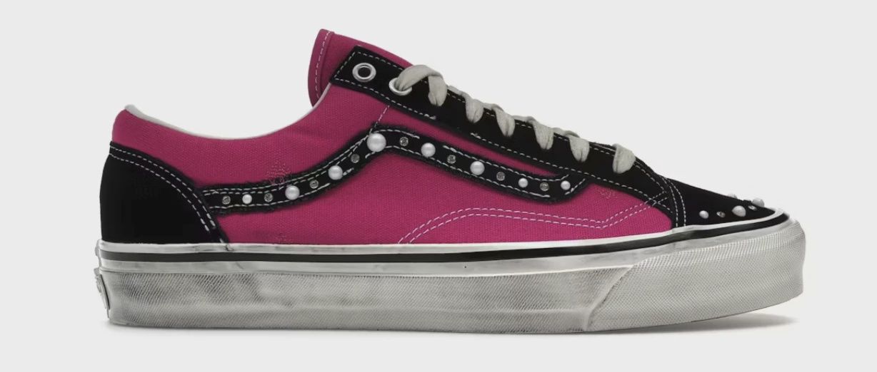 Vans OTW Old Skool 36 Pearlized Pack Pink Black • Pre-Owned [4568]