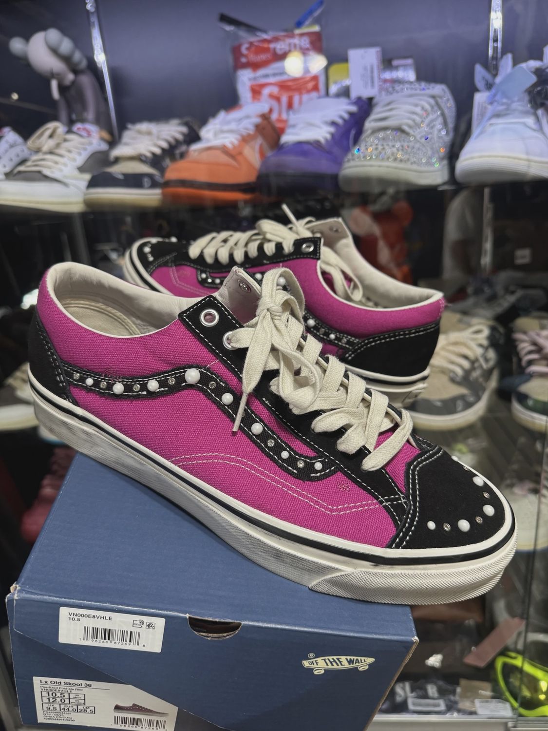Vans OTW Old Skool 36 Pearlized Pack Pink Black • Pre-Owned [1949]