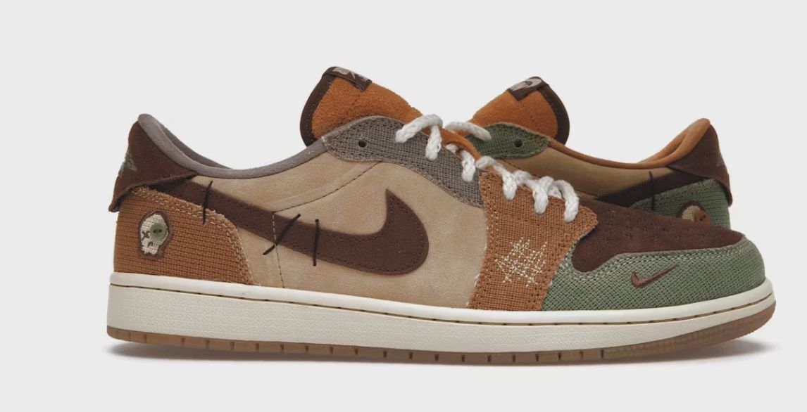 Air Jordan 1 Retro Low Original Zion Williamson Voodoo • Brand New [9375]