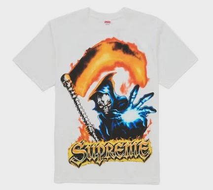 Supreme Grim Reaper Tee White • Brand New [0965]