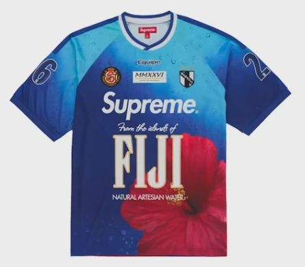 Supreme Fiji Soccer Jersey Multicolor • Brand New [0147]