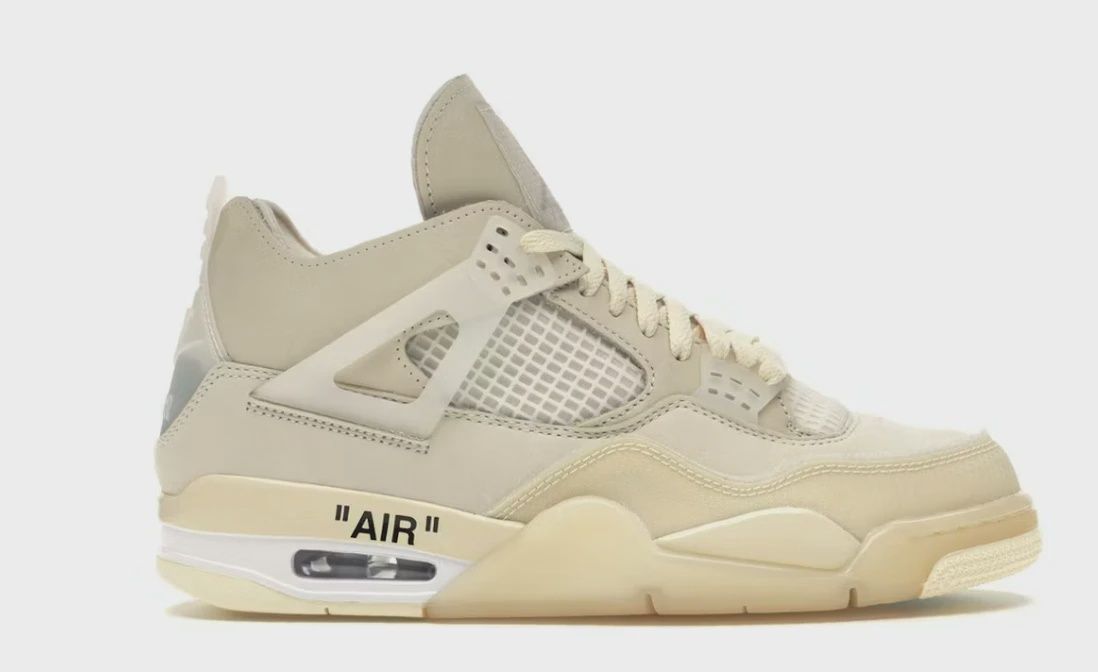 Air Jordan 4 Retro Off-White Sail (Women's) • Brand New [7285]