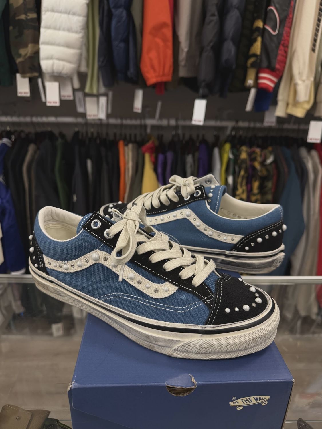 Vans LX Old Skool 36 Pearlized Pack Black Navy • Pre-Owned [5347]