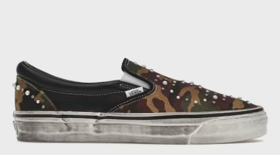 Vans LX Classic Slip-On 98 Pearlized Pack Camo Black • Brand New [7688]