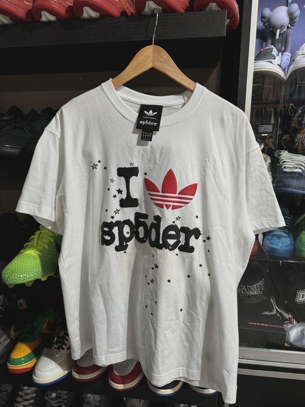 Adidas x Sp5der White Tee (size L) • Brand New [5665]