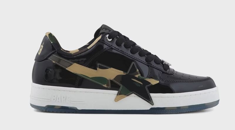 A Bathing Ape Bape Sta OS #2 Black Camo • Brand New [5821]