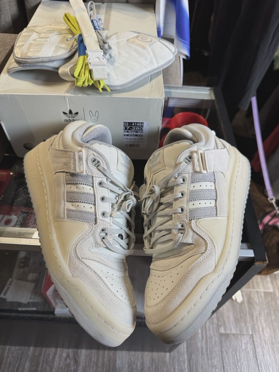 adidas Forum Buckle Low Bad Bunny Last Forum • Pre-Owned [6197]