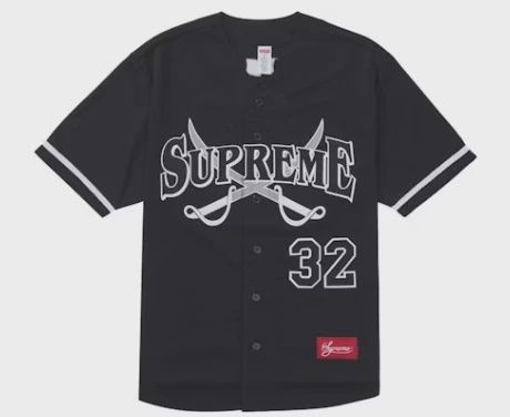 Supreme Sword Baseball Jersey • Brand New [6524]
