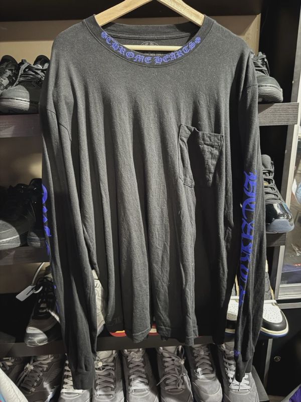Chrome Hearts Blue Long Sleeve • Pre-Owned [6372]
