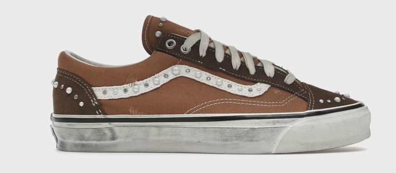 Vans LX Old Skool 36 Pearlized Pack Vintage Cocoa Brown • Brand New [8133]
