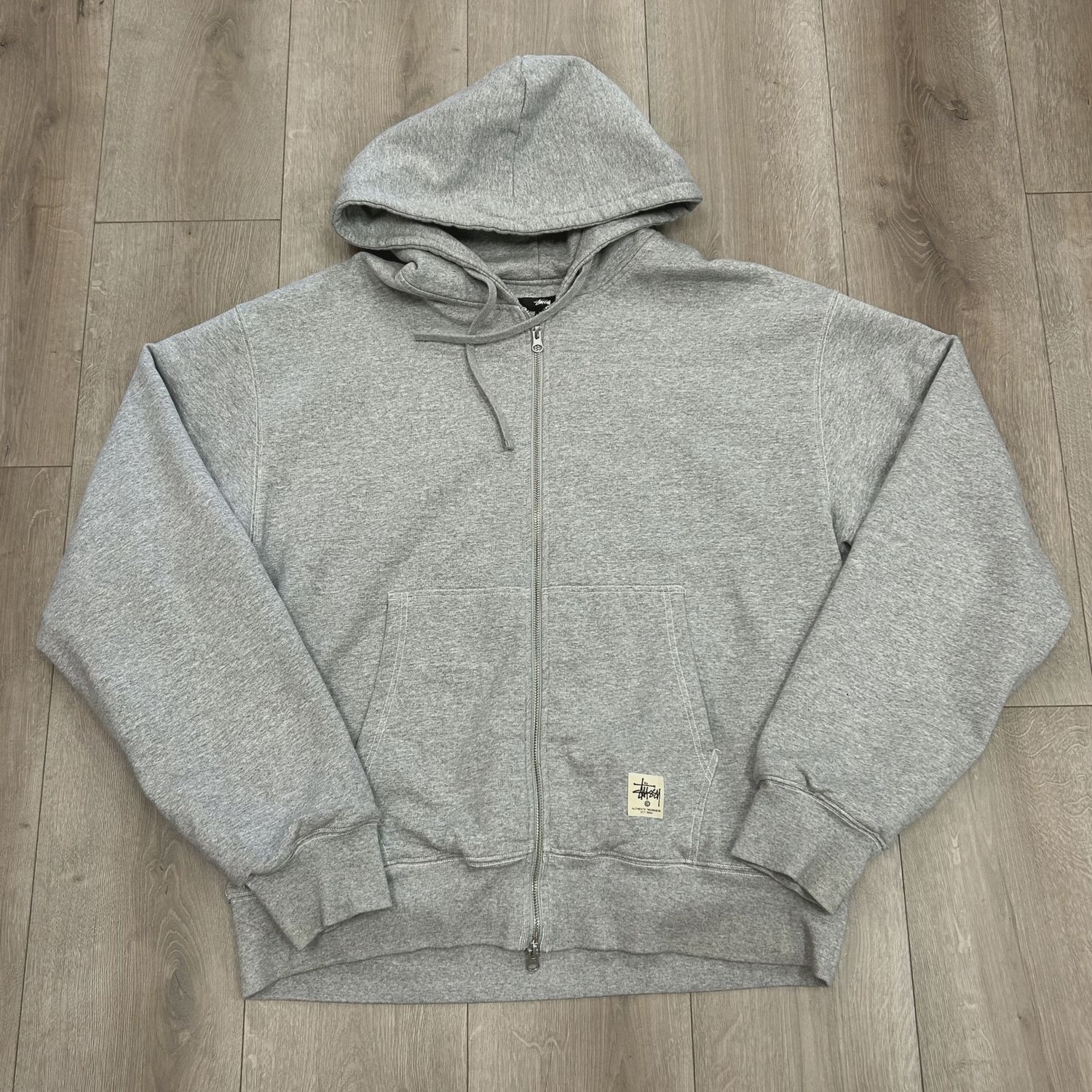Stüssy Double Face Label Zip Hoodie  • Pre-Owned [2601]