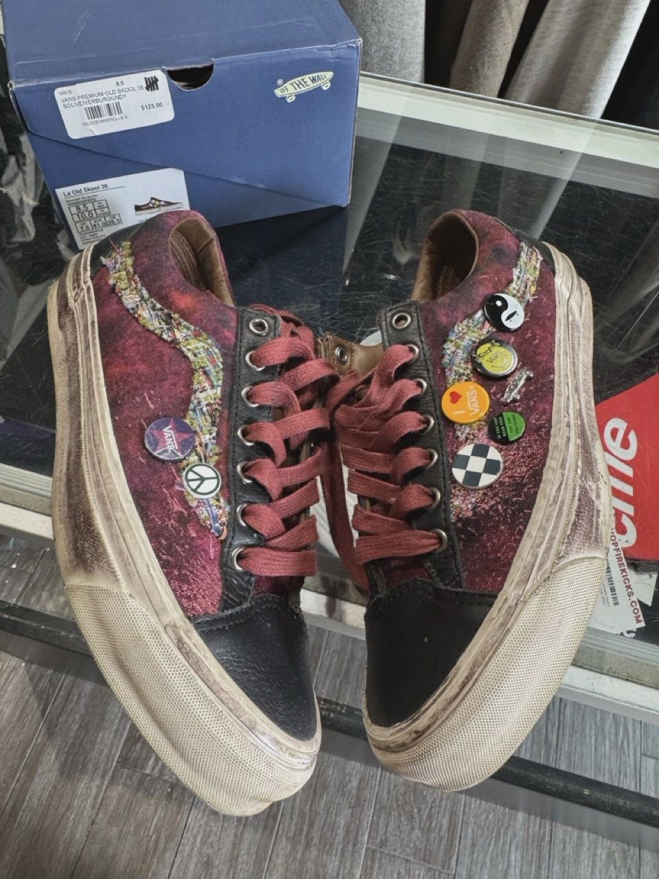 Vans Old Skool 36 LX Souvenir Burgundy • Pre-Owned [9889]