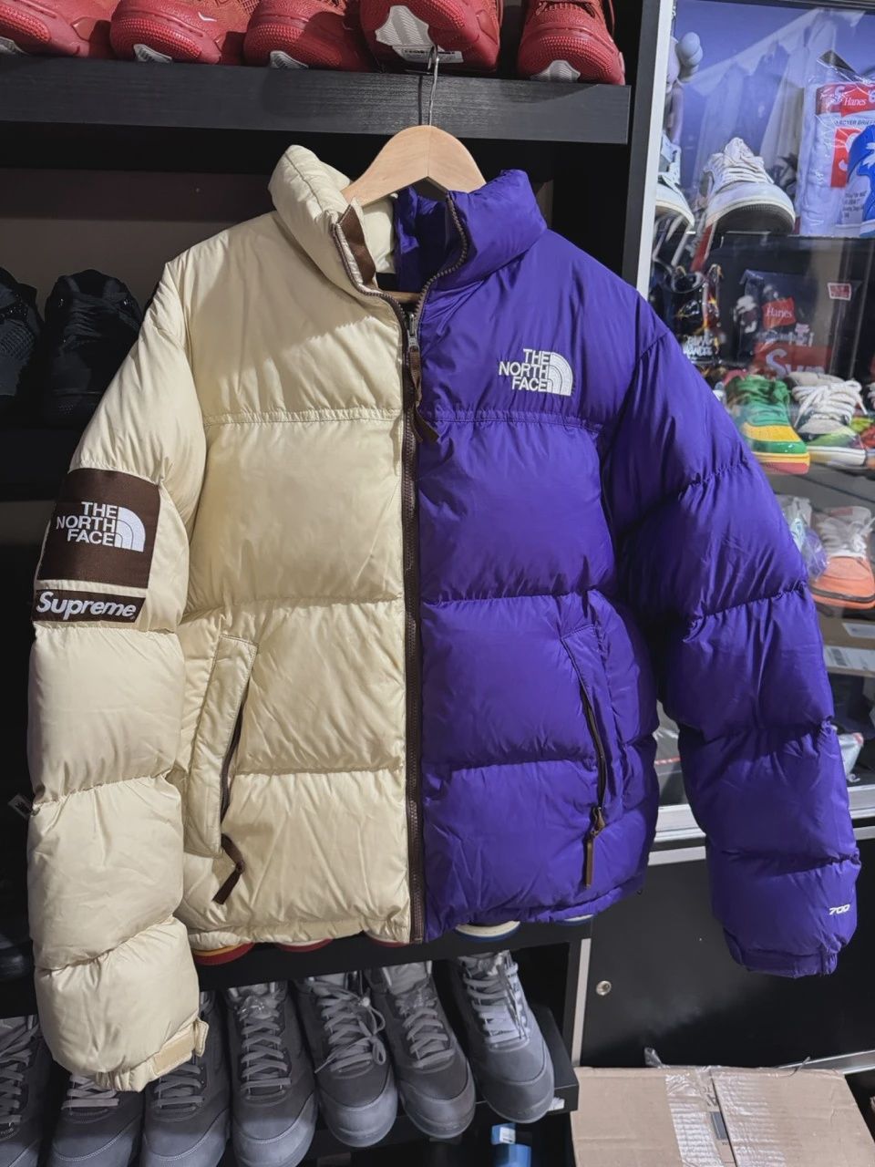 Supreme North Split Purple  Face Jacket • Pre-Owned [2080]
