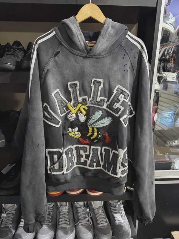 Vale Washed Black Hoodie • Pre-Owned [9425]