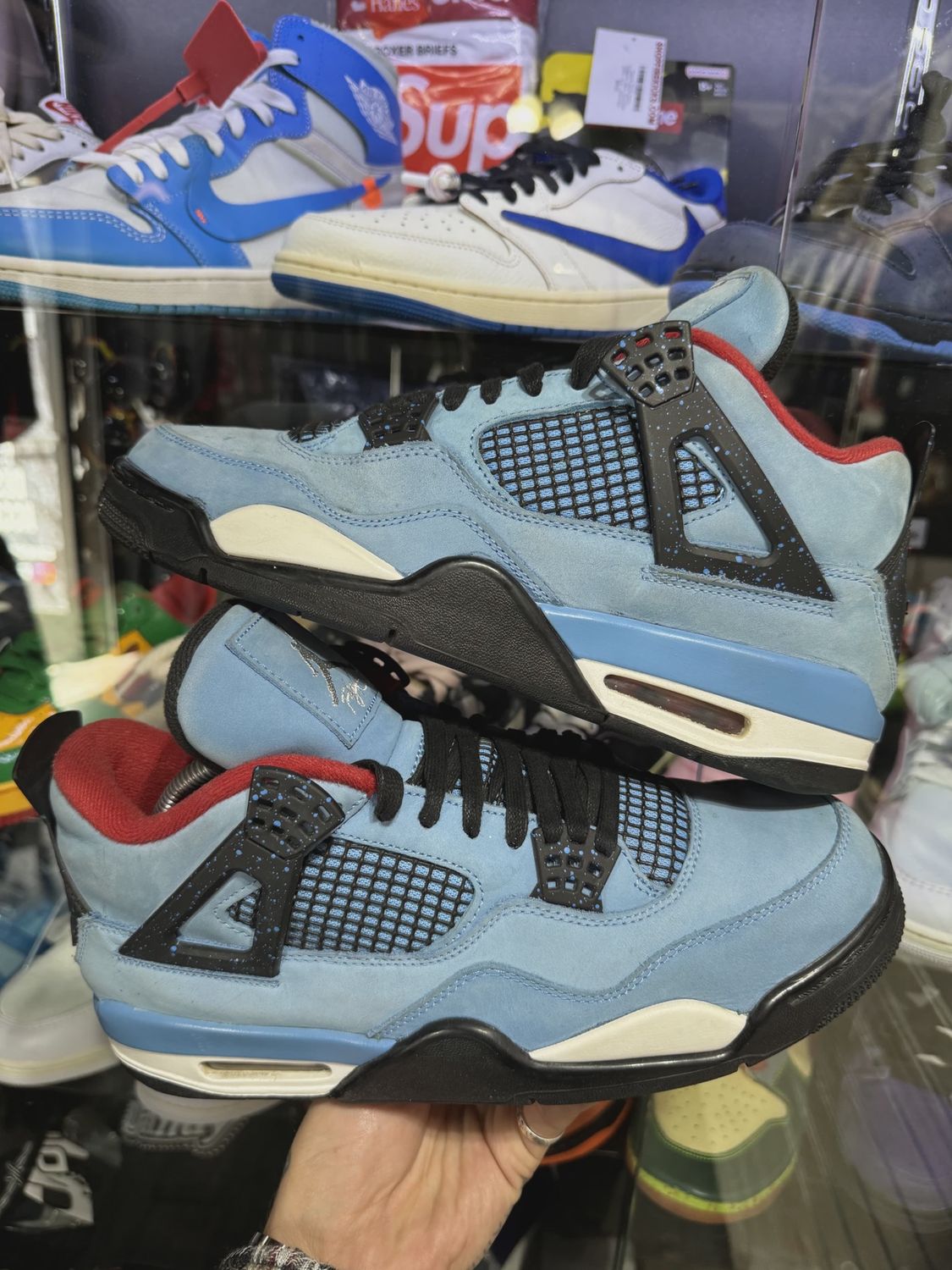 Jordan 4 Retro Travis Scott Cactus Jack No Box• Pre-Owned [9312]