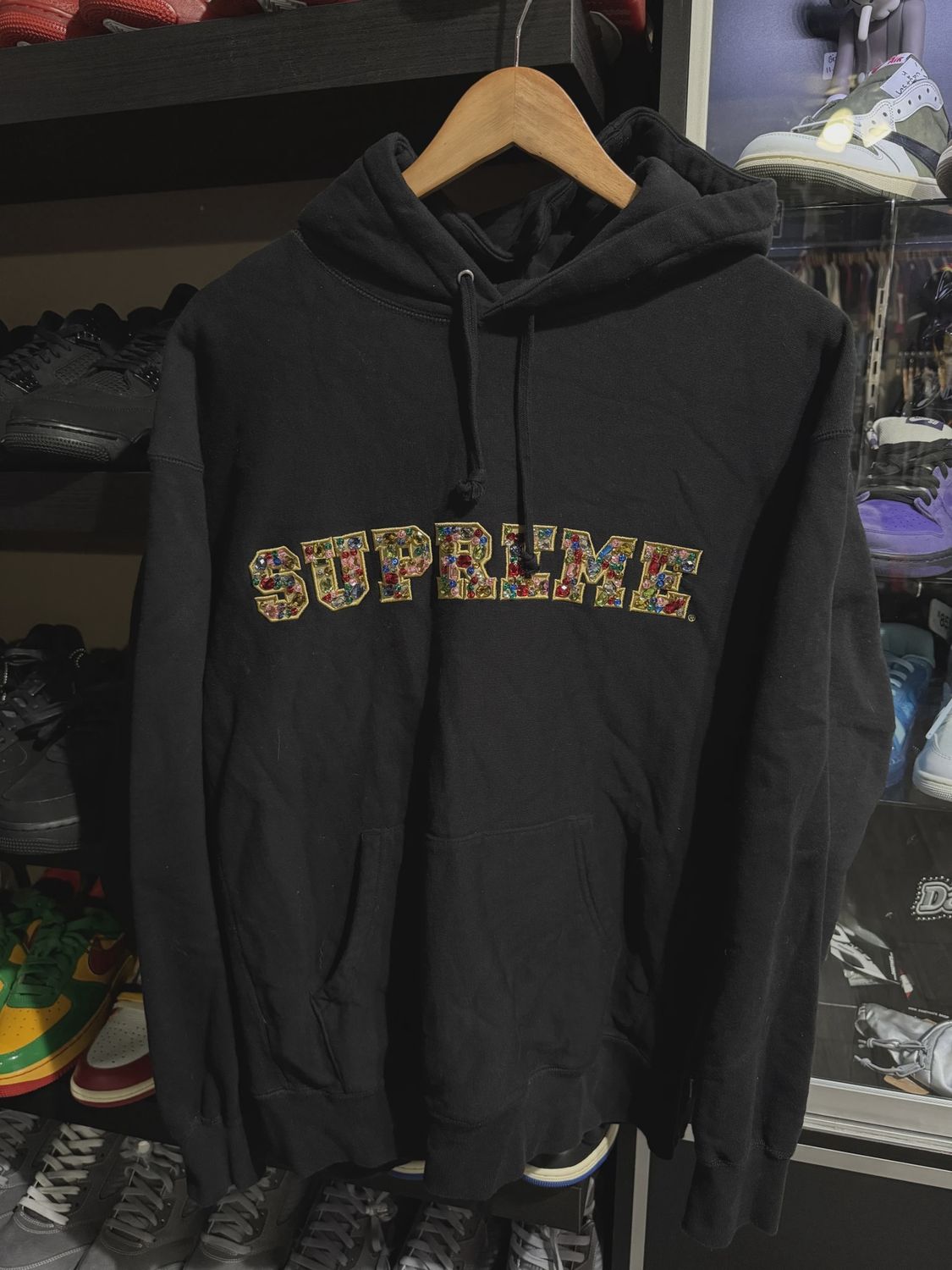 Supreme Jewels Hooded Sweatshirt size L • Pre-Owned [7379]