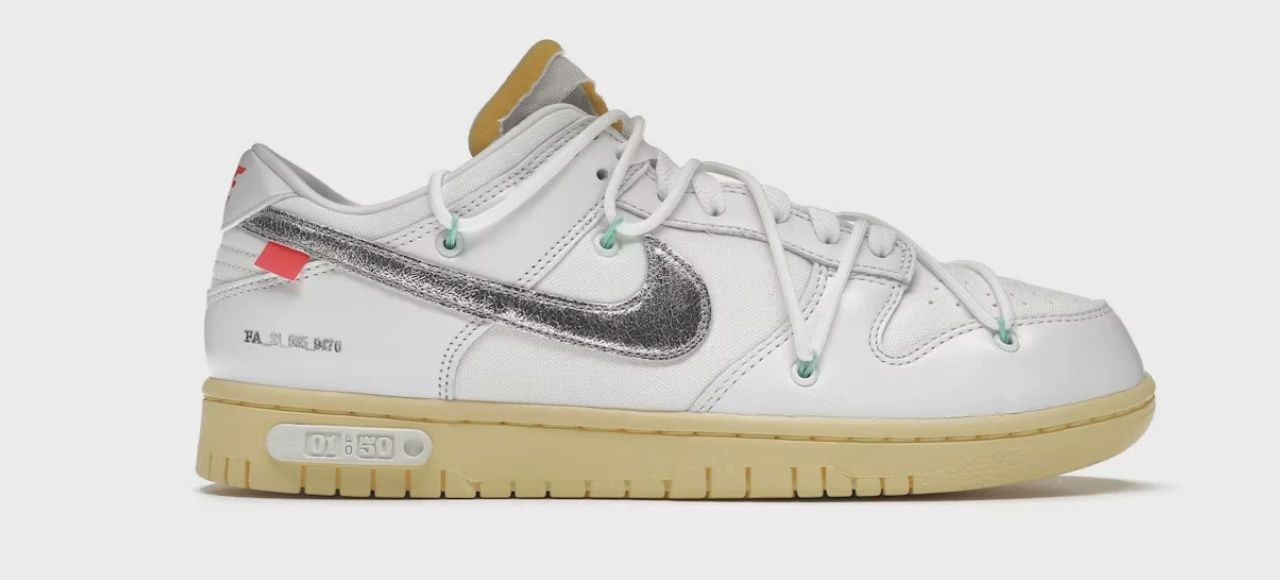 Nike Dunk Low Off-White Lot 1 • Brand New [1191]