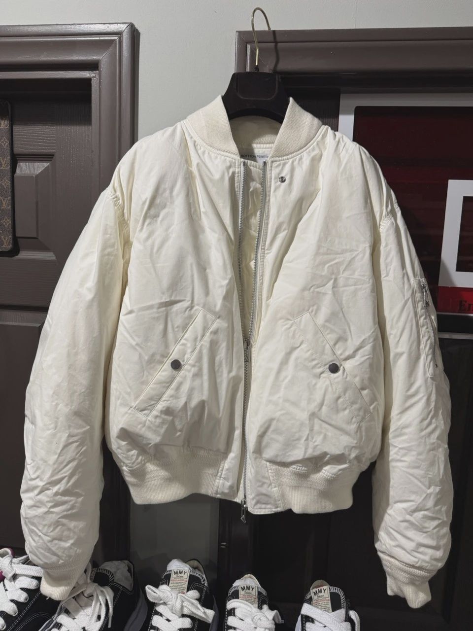 Bottega Venetta White bomber jacket  • Pre-Owned [7868]