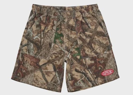 Supreme Nylon Painter Short (SS26) TrueTimber HTC Camo • Brand New [5080]