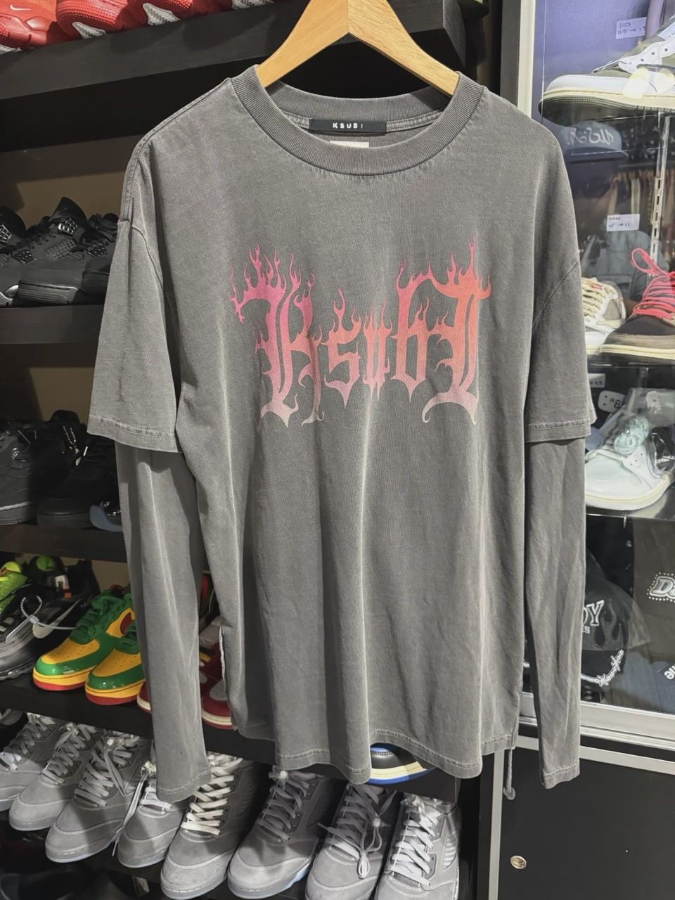 Ksubi Flame Long sleeve  Tee • Pre-Owned [7046]
