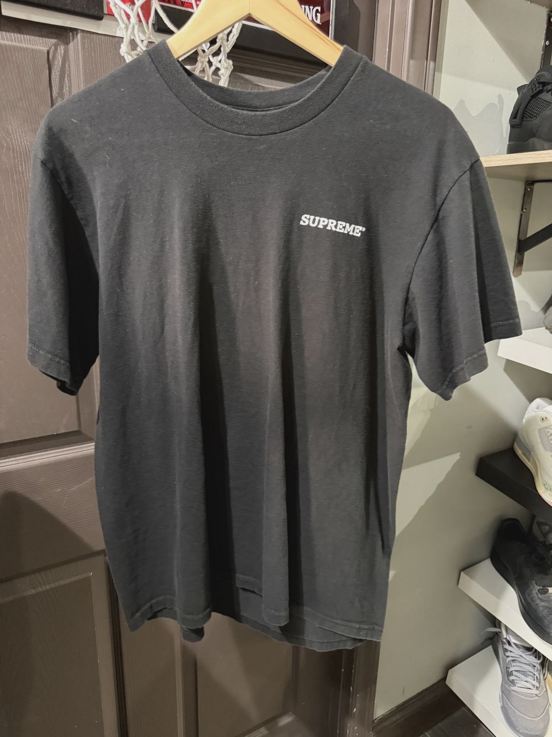 Supreme Patchwork Tee 'Black' • Pre-Owned [9442], Clothing Size: M, Product Condition: Pre-Owned