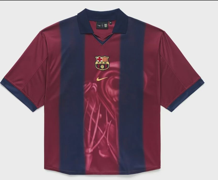Travis Scott x Nike x FC Barcelona Retro 2000/01 Home Skeleton Jersey • Brand New [8482], Clothing Size: XL, Product Condition: Brand New