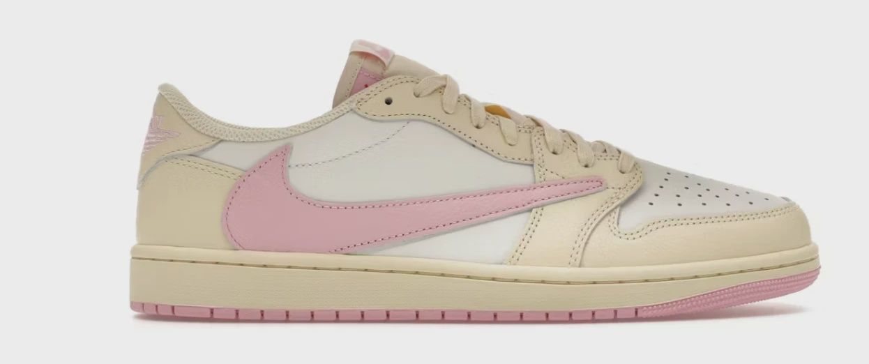 Air Jordan 1 Retro Low Original SP Travis Scott Shy Pink • Brand New [5939]